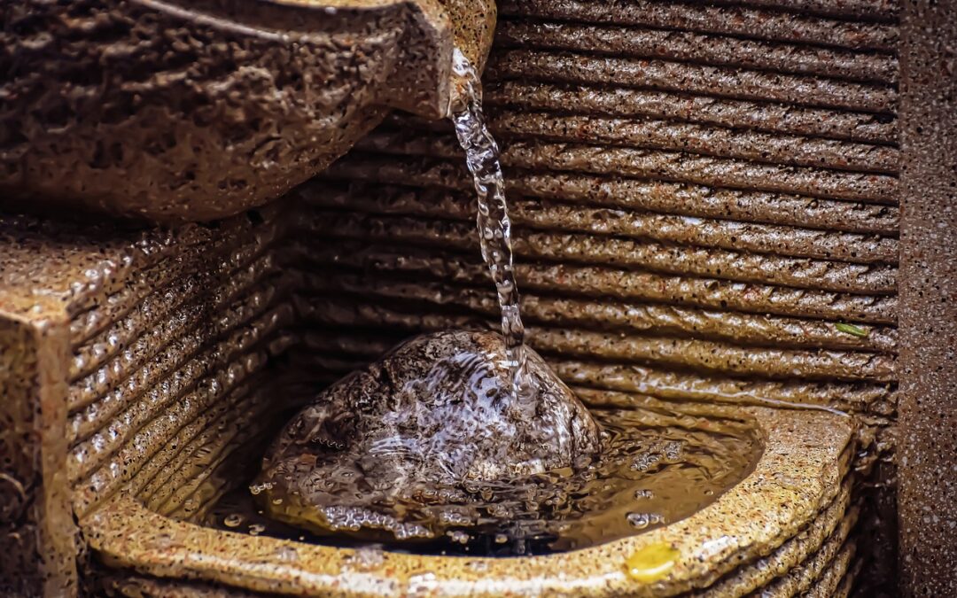 indoor urn water feature